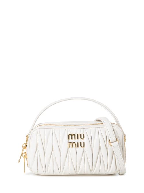 Nappa leather shoulder bag MIU MIU | 5BH229N88F0009